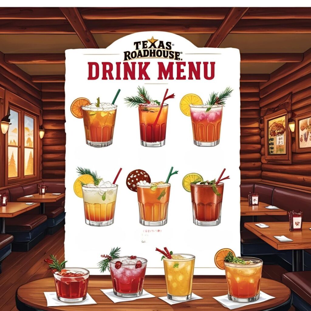 Texas Roadhouse Drink Menu