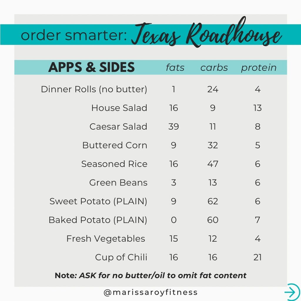 Texas Roadhouse Sides